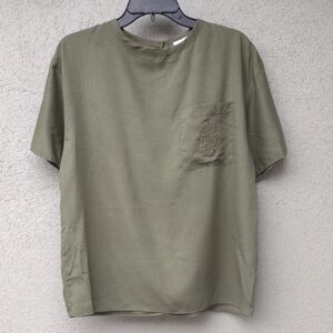 Vintage Topson Downs Olive Green Shirt Shell M
